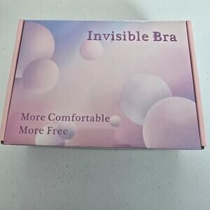 Invisible Bra Strapless Women's 32B 34B 36B Light Beige NIB